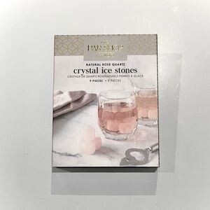 *NEW* The Bar Shop by Ciroa Natural Rose Quartz Crystal Ice Stones